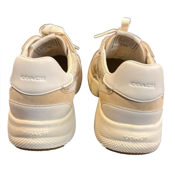 Coach C152 Tech Runner in Neutral/Tan/Beige Size 9 - Picture 9 of 11